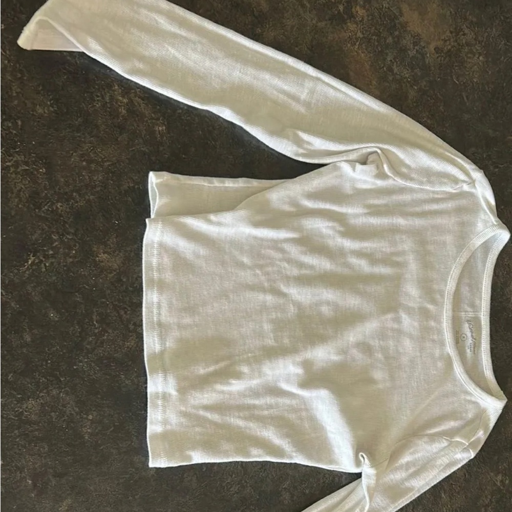 Universal Thread Ribbed White Top